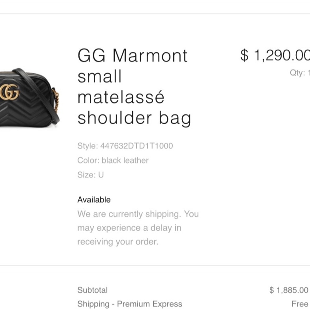 GG Marmont small matelassé shoulder bag
